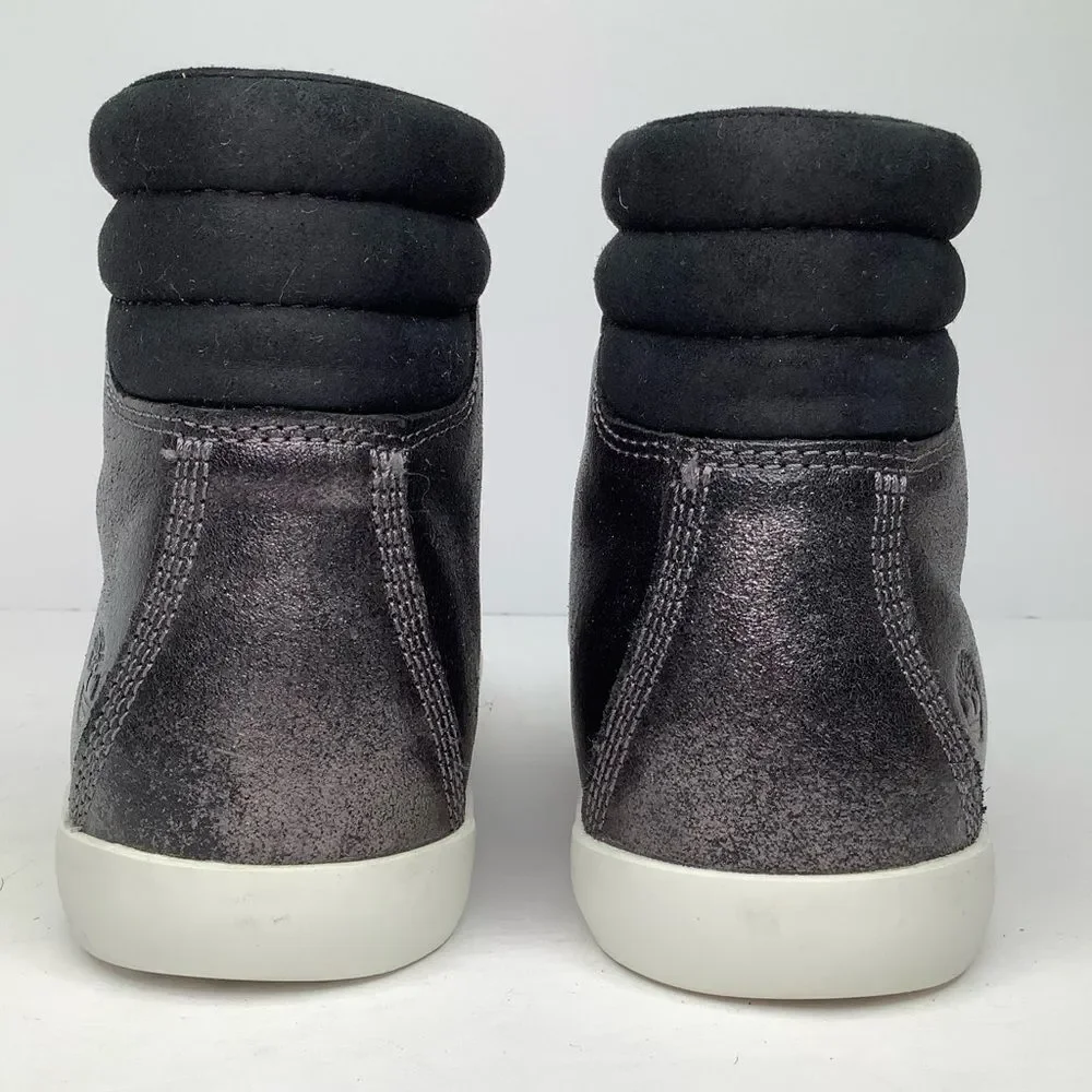 Timberland Dausette Metallic Leather Ankle Boot Sneaker Women’s Sz 7.5 Street